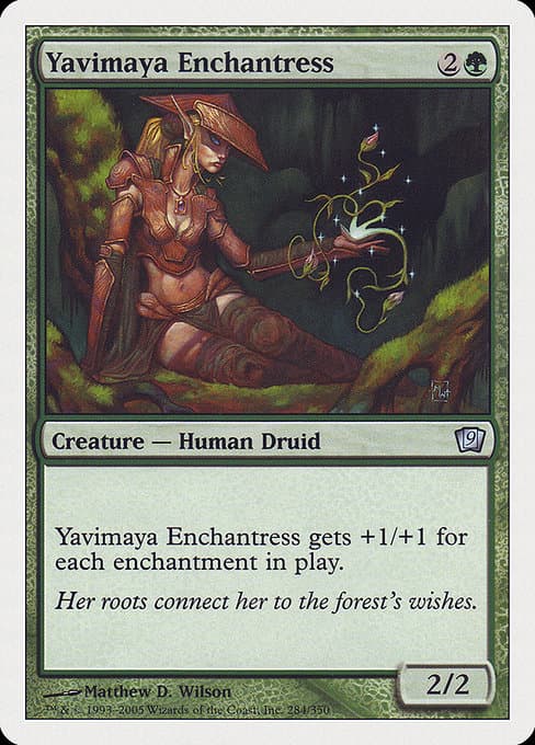 Yavimaya Enchantress from Ninth Edition (Uncommon)