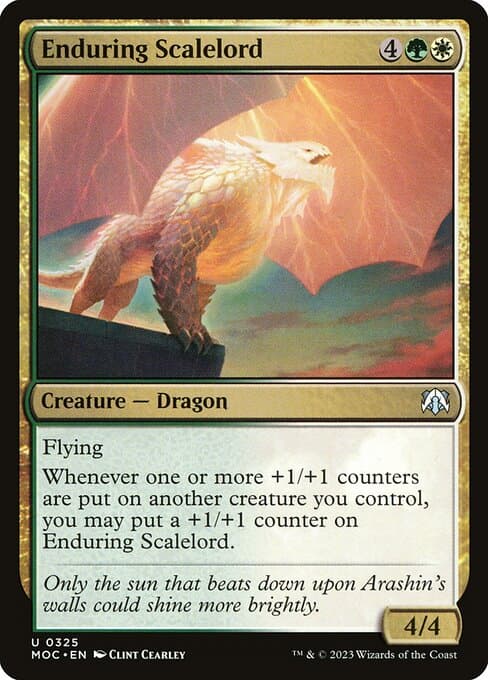 Enduring Scalelord from March of the Machine Commander (Uncommon)