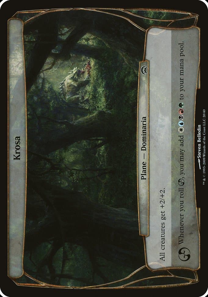 Krosa from Planechase Planes (Common)