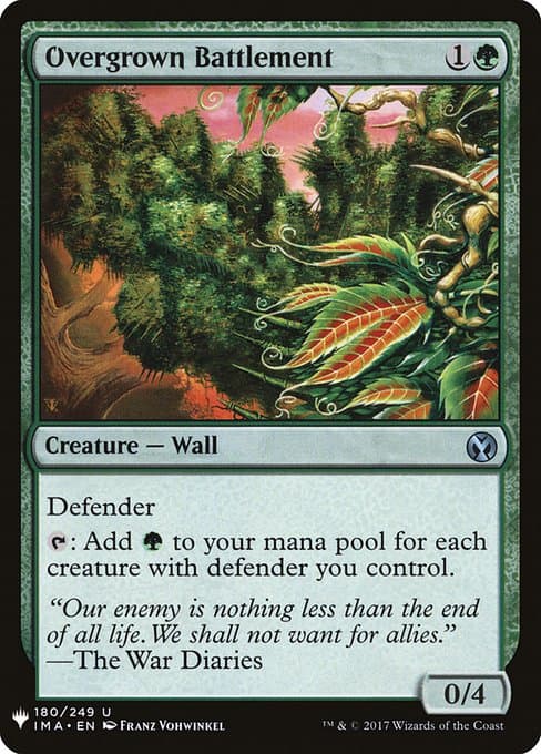 Overgrown Battlement from The List (Uncommon)