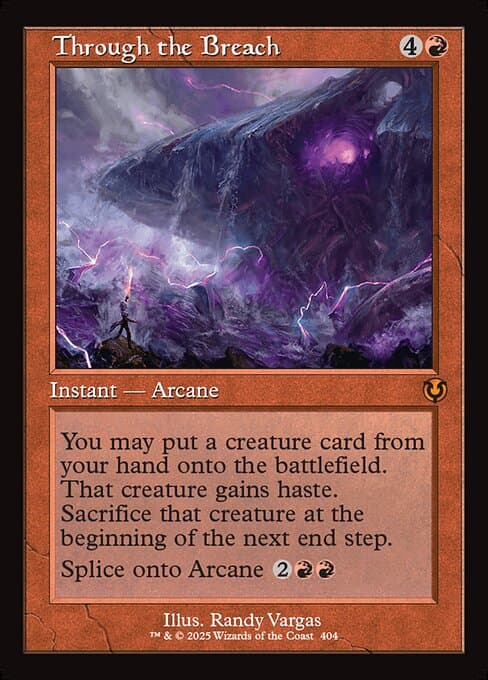 Through the Breach from Innistrad Remastered (Mythic)