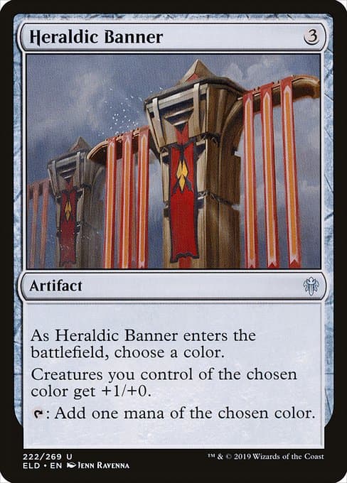 Heraldic Banner from Throne of Eldraine (Uncommon)