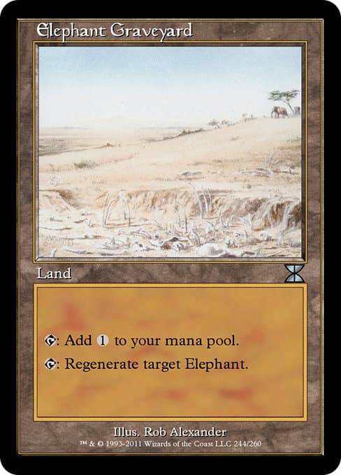 Elephant Graveyard from Masters Edition IV (Uncommon)