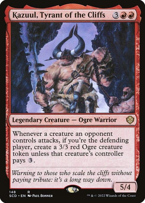 Kazuul, Tyrant of the Cliffs from Starter Commander Decks (Rare)