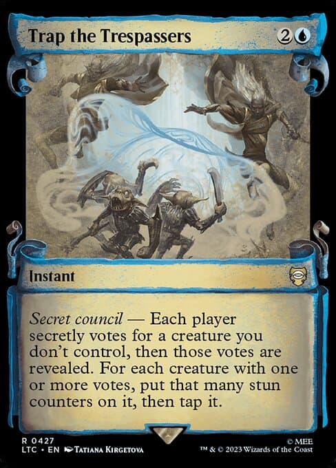 Trap the Trespassers from Tales of Middle-earth Commander (Rare)