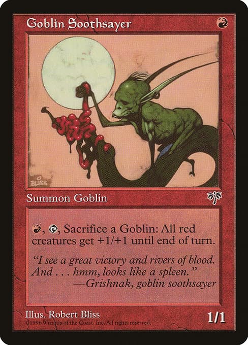 Goblin Soothsayer from Mirage (Uncommon)