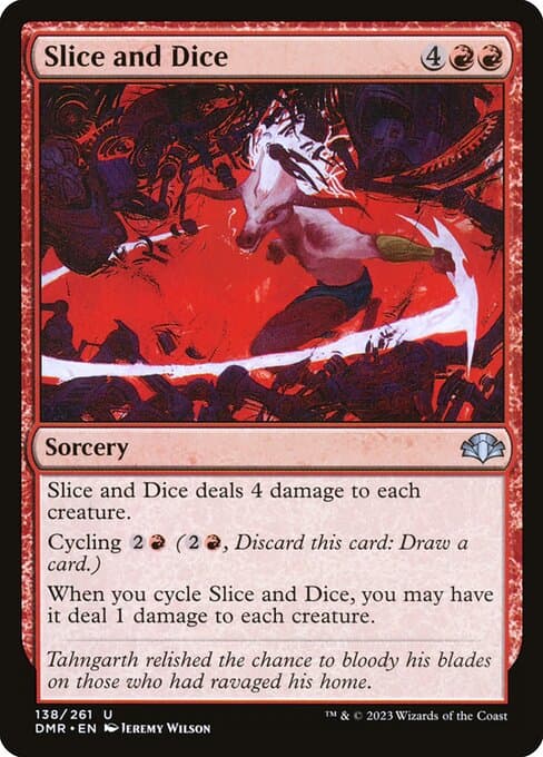 Slice and Dice from Dominaria Remastered (Uncommon)