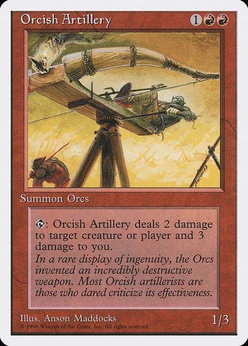 Orcish Artillery (Uncommon)