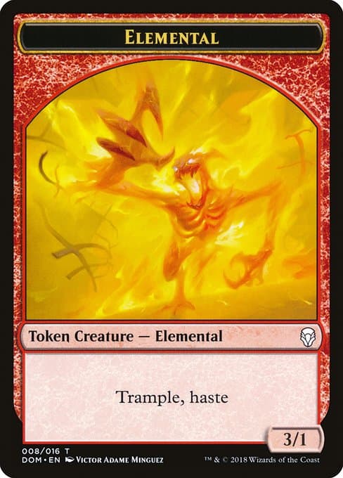 Elemental from Dominaria Tokens (Common)
