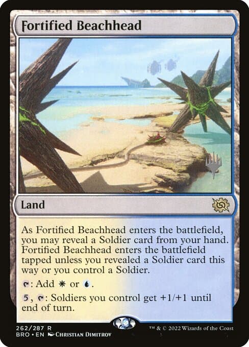 Fortified Beachhead from The Brothers' War Promos (Rare)