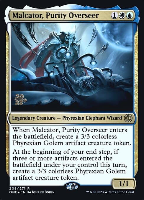 Malcator, Purity Overseer from Phyrexia: All Will Be One Promos (Rare)