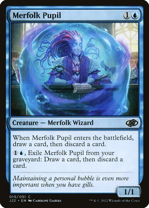 Merfolk Pupil from Jumpstart 2022 (Common)