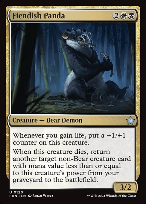 Fiendish Panda (Uncommon)