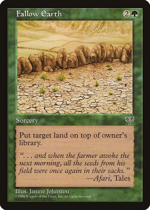 Fallow Earth from Mirage (Uncommon)