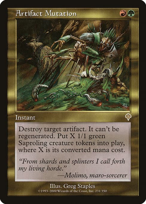 Artifact Mutation from Invasion (Rare)