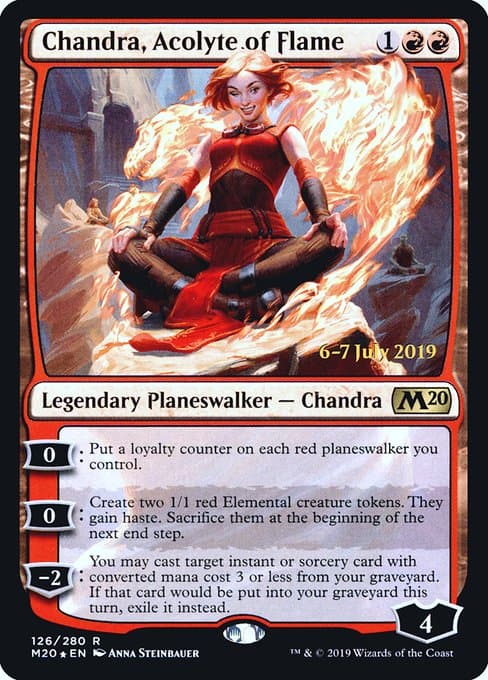 Chandra, Acolyte of Flame from Core Set 2020 Promos (Rare)