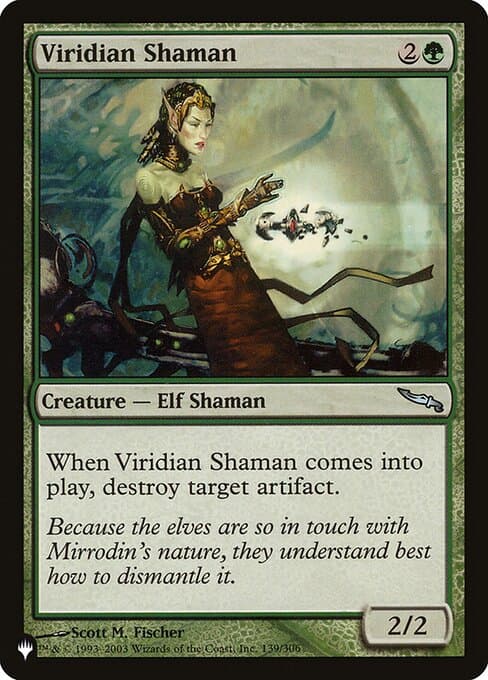 Viridian Shaman from The List (Uncommon)