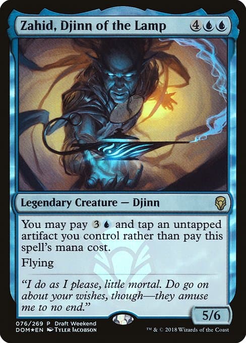 Zahid, Djinn of the Lamp from Dominaria Promos (Rare)
