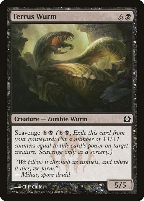 Terrus Wurm from Return to Ravnica (Common)