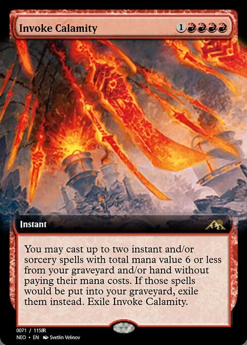 Invoke Calamity from Magic Online Promos (Rare)