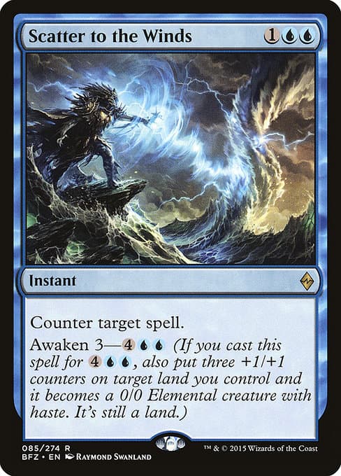Scatter to the Winds from Battle for Zendikar (Rare)