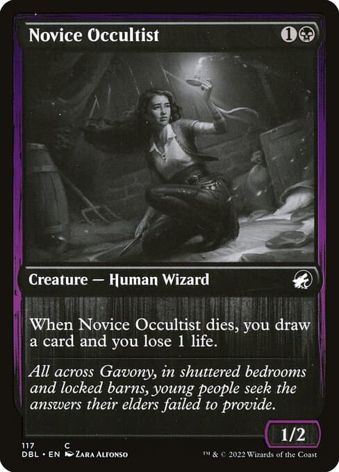 Novice Occultist from Innistrad: Double Feature (Common)
