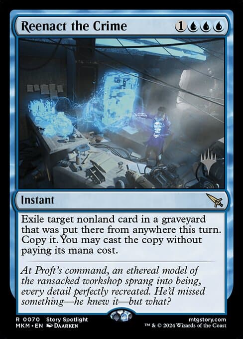 Reenact the Crime from Murders at Karlov Manor Promos (Rare)