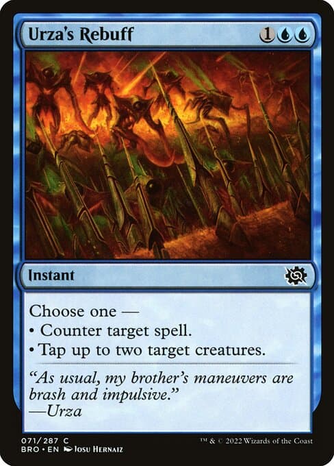 Urza's Rebuff from The Brothers' War (Common)