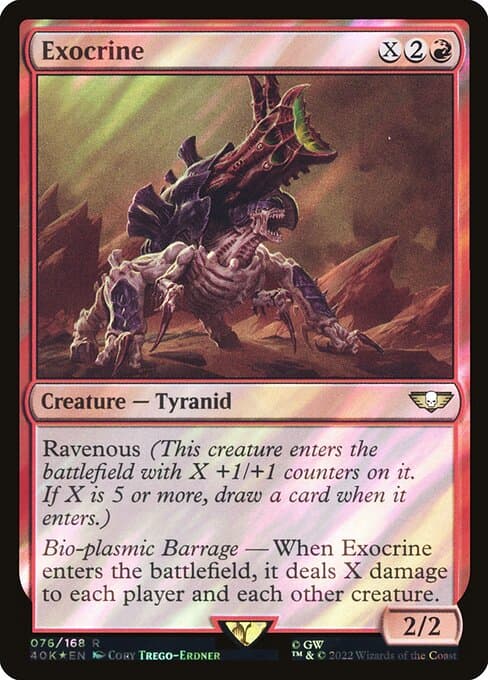Exocrine from Warhammer 40,000 Commander (Rare)