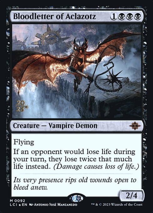 Bloodletter of Aclazotz from The Lost Caverns of Ixalan Promos (Mythic)