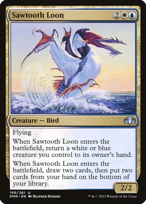 Sawtooth Loon from Dominaria Remastered (Uncommon)