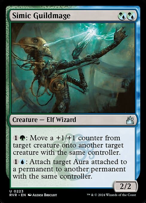 Simic Guildmage from Ravnica Remastered (Uncommon)