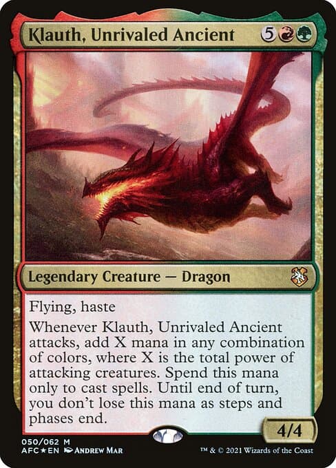 Klauth, Unrivaled Ancient from Forgotten Realms Commander (Mythic)