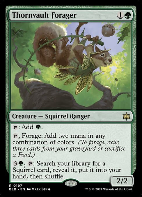 Thornvault Forager from Bloomburrow (Rare)