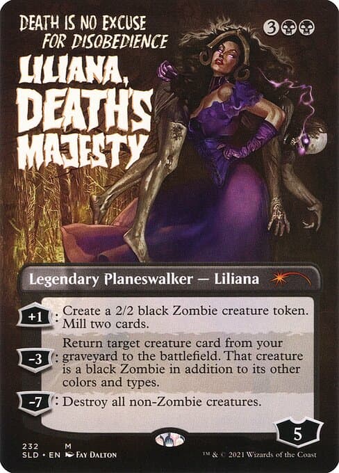 Liliana, Death's Majesty from Secret Lair Drop (Mythic)