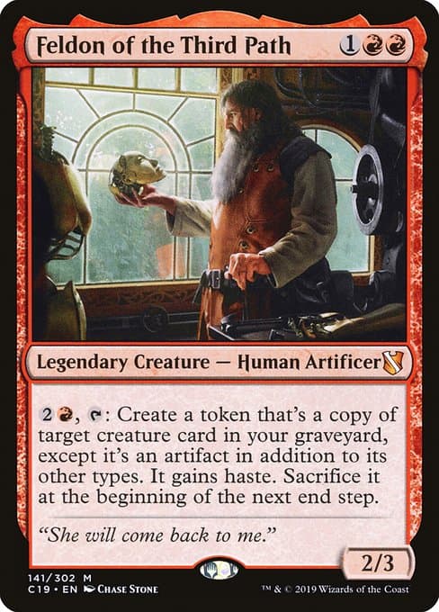 Feldon of the Third Path from Commander 2019 (Mythic)