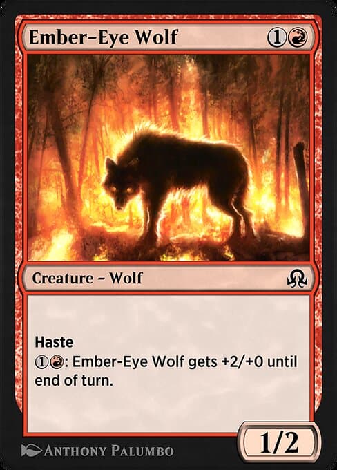 Ember-Eye Wolf from Shadows over Innistrad Remastered (Common)