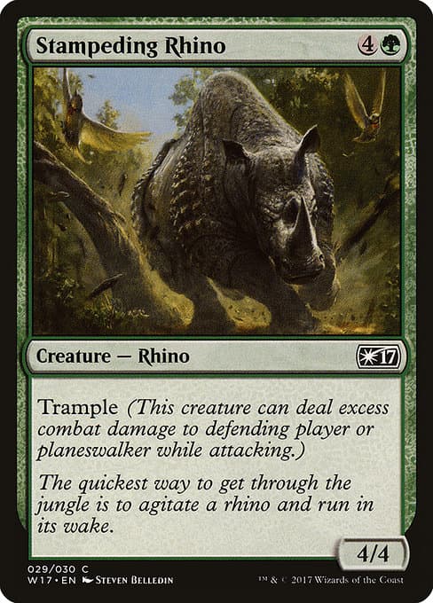 Stampeding Rhino (Common)