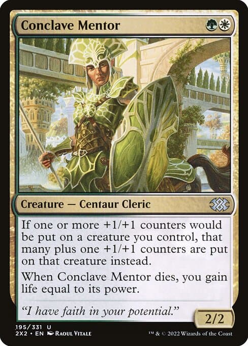 Conclave Mentor from Double Masters 2022 (Uncommon)