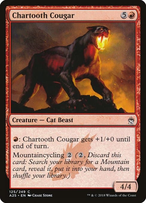 Chartooth Cougar from Masters 25 (Common)