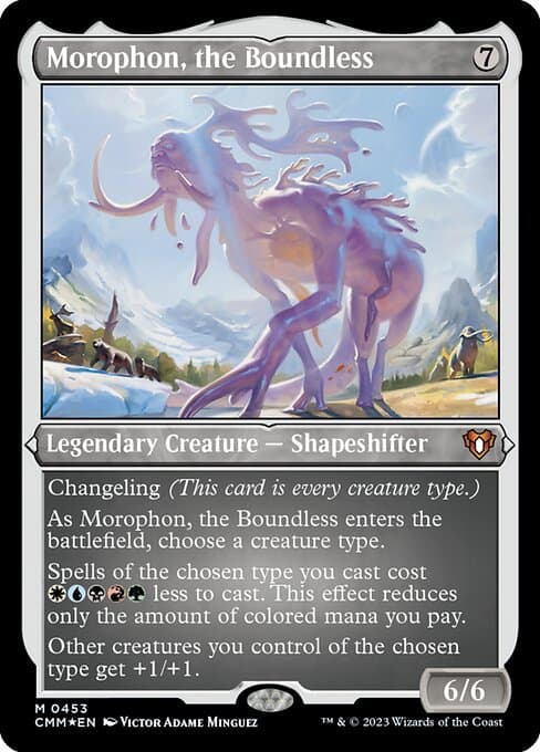 Morophon, the Boundless from Commander Masters (Mythic)