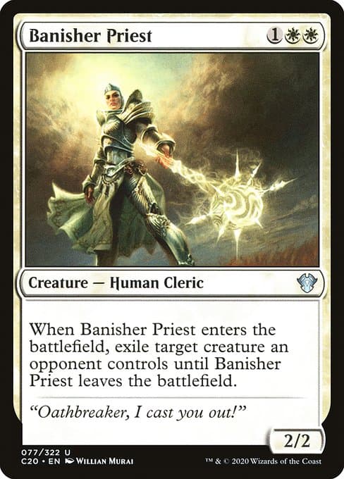 Banisher Priest from Commander 2020 (Uncommon)
