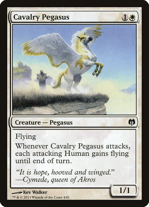 Cavalry Pegasus from Duel Decks: Heroes vs. Monsters (Common)