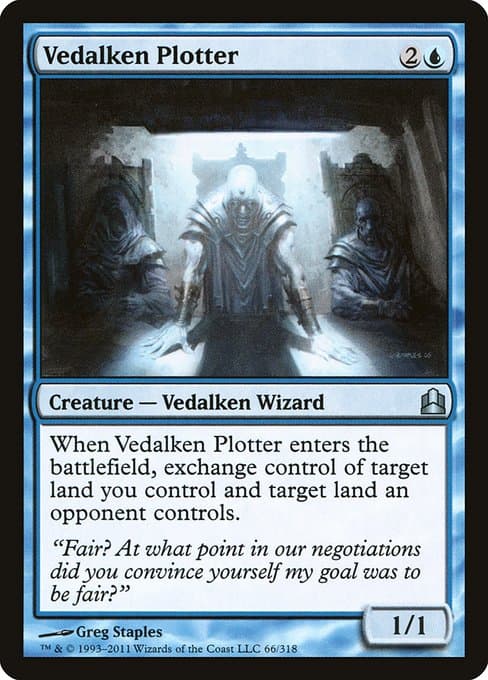 Vedalken Plotter from Commander 2011 (Uncommon)