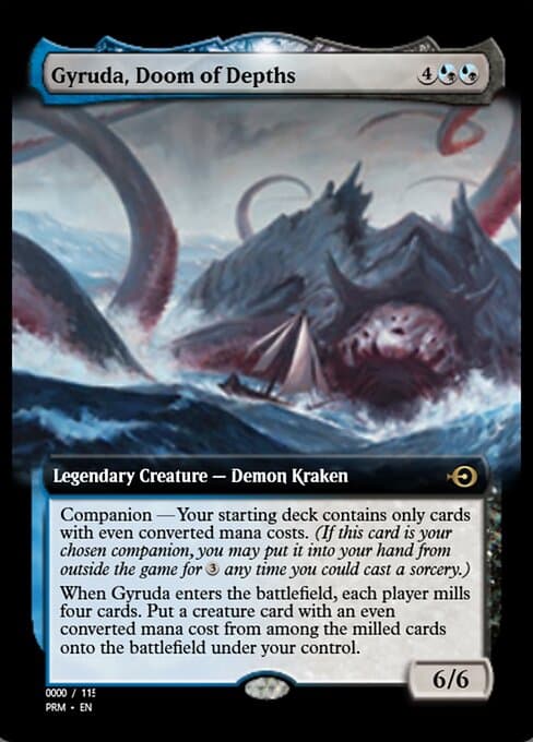 Gyruda, Doom of Depths from Magic Online Promos (Rare)