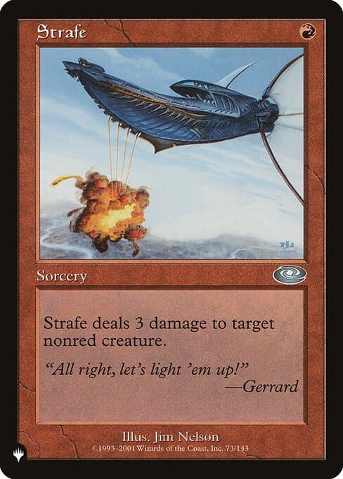 Strafe from The List (Uncommon)