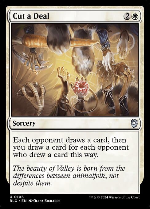 Cut a Deal from Bloomburrow Commander (Uncommon)