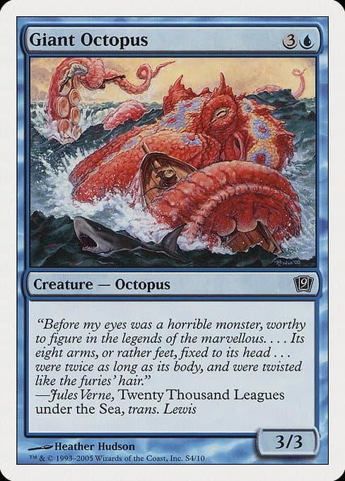 Giant Octopus from Ninth Edition (Common)