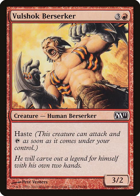 Vulshok Berserker from Magic 2011 (Common)