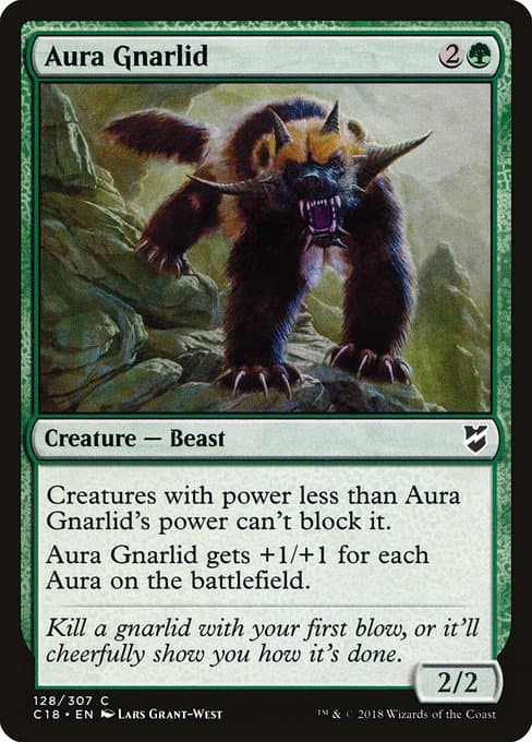 Aura Gnarlid from Commander 2018 (Common)